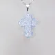 Small Cross - Urielle-Silver Chain - 2